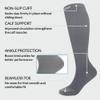 360 RELIEF 1 Pair Compression Socks for Women & Men - 15-20 mmHg Travel Flight Socks  Graduated Support - Ideal for Running, Cycling & during Maternity -XXL, Grey with Laundry Bag view 4