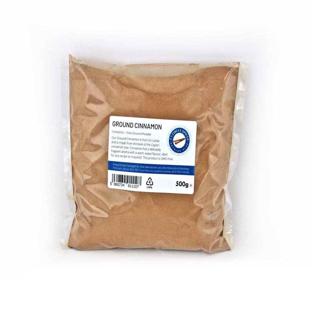 Entirely Ingredients Ground Cinnamon 500g - Selected for Premium Quality - Premium Food Grade