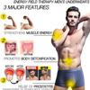 3PCS Energy Field Therapy Men Pants, Magnetic Underwear for Man, Cotton Boxer Men Briefs Breathable, Stretchy Soft B,L view 3
