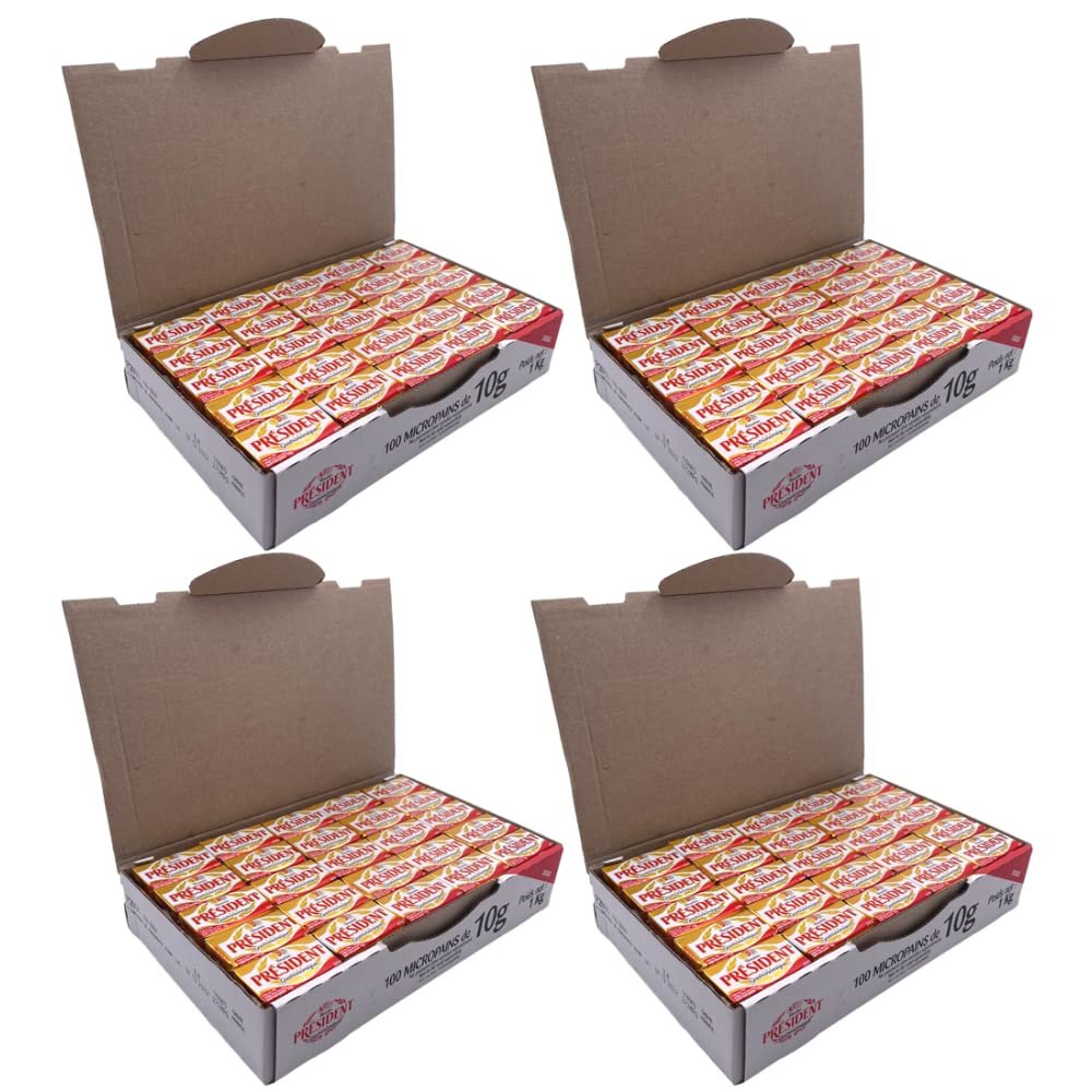 President Unsalted Butter Portions 1kg x 4