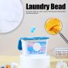 LIZEALUCKY 60PCS 8g Laundry Bead, Washer Scent Booster Beads for Clothes, Laundry Dissolve Cleaner for Cotton Linen Blended Synthetic Fiber(Blue) view 4