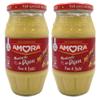 Amora French Smooth Dijon Mustard 430g glass jars x 2 view 1
