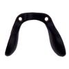 WEROFY Nose Pad Arm Holder,Replacement Metal Nose Pad Holder Nose Bridge,Black Silicone Eyeglass Nose Pad Replacement Screw-in Kids U Shaped Plastic Eyewear Nose Pad Arm view 1
