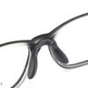 WEROFY Nose Pad Arm Holder,Replacement Metal Nose Pad Holder Nose Bridge,Black Silicone Eyeglass Nose Pad Replacement Screw-in Kids U Shaped Plastic Eyewear Nose Pad Arm view 3