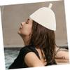 Beavorty Sauna Hat for Women Hair Protection Bath Sauna Cap Flexible Portable Reusable Bath Felt Hat view 4