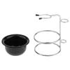 Amagogo Sleek Stainless Steel Shaving with Acrylic Bowl view 3