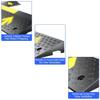 KADEUX 5 Inch Rise Curb Ramp, Threshold Ramp For Wheelchair, Rubber Car Slope Ramp, Anti-Slip Driveway Curb Ramps, Doorways/Sidewalk/Bike/Scooter/Vehicles Ramps (Size : 100x30x11cm) view 3