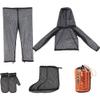 Baokuan Mesh Hooded Mosquito-proof Suit Outdoor Fishing Adventure Insect-proof Clothing Set Camping Hiking Anti-mosquito Bite Clothes view 2