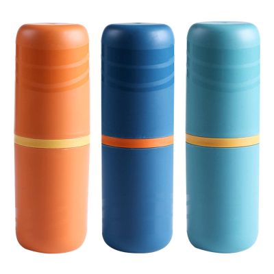 univolunaris Toothbrush Storage Case Portable, 3pcs Toothbrush Storage Case Portable Travel Container Waterproof Suitable for Hiking Traveling School Bathroom Accessories