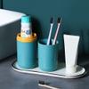 univolunaris Toothbrush Storage Case Portable, 3pcs Toothbrush Storage Case Portable Travel Container Waterproof Suitable for Hiking Traveling School Bathroom Accessories view 2