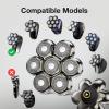 7 Blade Floating Replacement Shaving Head, Washable Shaver Blade Heads for Rotary Shavers, Wet & Dry Compatible view 4