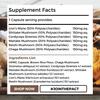 Mushroom Complex 6-in-1 Capsules  1800mg per Serving - Lions Mane with Reishi, Chaga, Cordyceps, Shiitake & Maitake  High Strength Vegan Supplement  60 Capsules  Nutripact Shroompact view 4