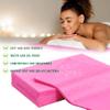 50 Pcs Disposable Bed Sheets 31" x 71" Massage Table Sheets Non Woven Fabric SPA Bed Cover Breathable for Massage Beauty Tattoos (50 Pcs Pink) view 2