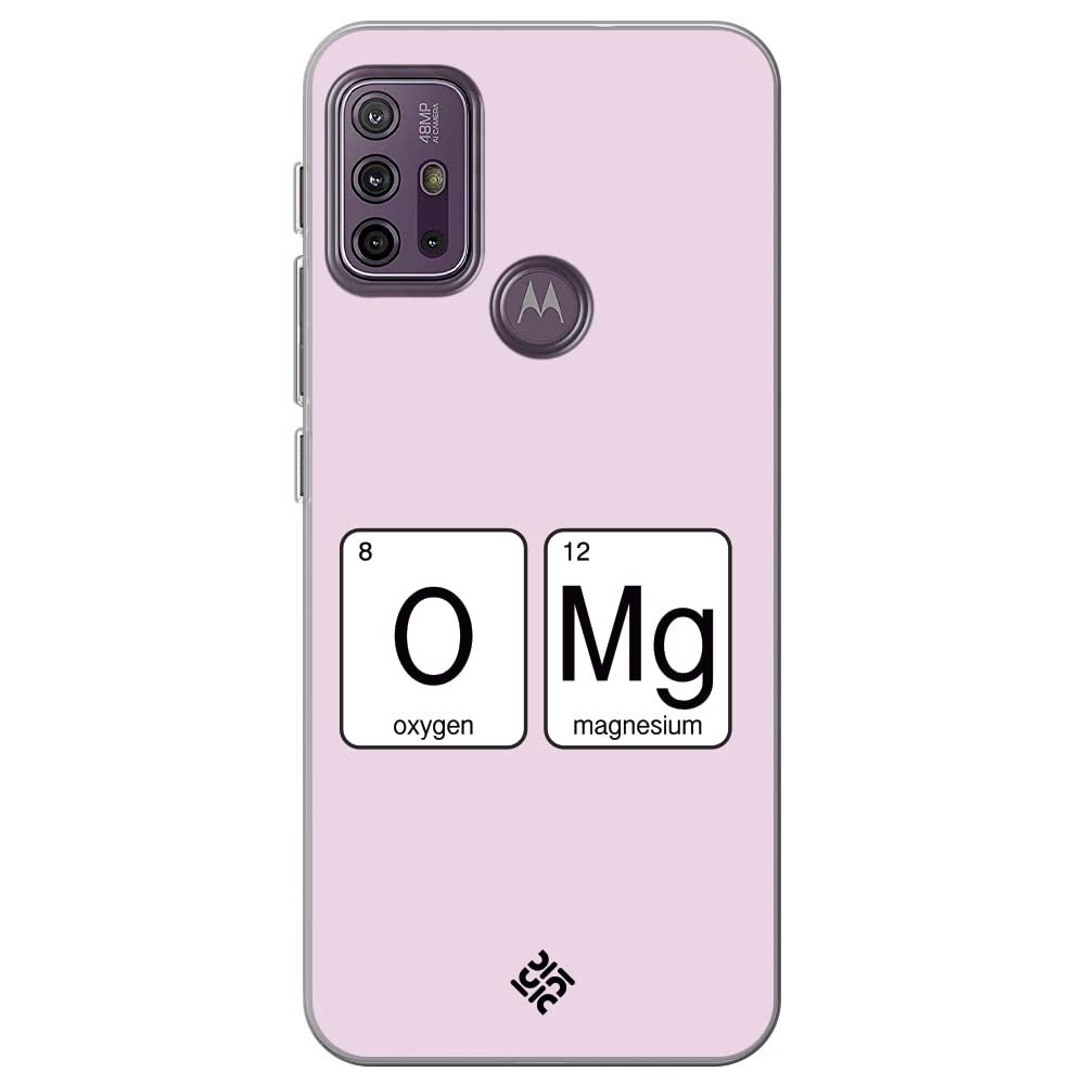 Movilshop Case for [ Motorola Moto G10 ] Cool Phrases [ Oxygen + Magnesium  GMO] Transparent Flexible Silicone Case Cover Gel for Smartphone.