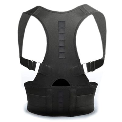 Posture Corrector,Back Brace Spinal Support for Men and Women, Adjustable Back Support for Improving Posture Provides Back Support,Helps Relieve Neck,Back and Shoulder Pain,Black,M