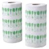 FAMILJ Kitchen roll, Patterned Bright Green/White view 1