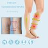 VARCOH Compression Socks for Women,Compression socks Men (S-4XL) Wide Plus Size Flight Socks for Women 20-30 mmHg Knee High Open Toe, Best for Improve Varicose Veins,Leg Blood Circulation (XXL,Black) view 2