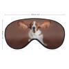 Basset Hound Dog Flying Ears Soft Eye Masks with Adjustable Strap Lightweight Comfortable Blindfold for Sleeping view 2