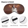 Basset Hound Dog Flying Ears Soft Eye Masks with Adjustable Strap Lightweight Comfortable Blindfold for Sleeping view 3