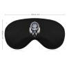 Native American Wolf Dream Catcher Eye Mask with Adjustable Strap for Men and Women Night Sleeping Travel Nap view 2
