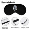Native American Wolf Dream Catcher Eye Mask with Adjustable Strap for Men and Women Night Sleeping Travel Nap view 3