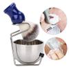 Beard Shaving Brush Set Beard Shave, Men's Shaving Set Set Beard 3-piece Set Beard Set Stainless Steel Stand Beard Brush Bowl Set Beard Styling Set Perfect Beard Care for Men view 4