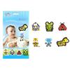 Stick-On Fever Indicator Cute Cartoon Forehead Fever Stickers Temperature Fever Patch for Kids Baby Adults Home Supplies fever patches animal appearance continuously fever temperature monitoring view 1