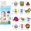 Stick-On Fever Indicator Cute Cartoon Forehead Fever Stickers Temperature Fever Patch for Kids Baby Adults Home Supplies fever patches animal appearance continuously fever temperature monitoring view 3