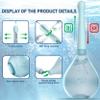 Douche Enema kit for Adults, Anti Back-Flow Douche Kit with 5-Hole Nozzle, Silicone Enema Bulb Kit for Constipation Anal Douche for Men Women (1-150ml) view 4
