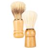 minkissy 10pcs Wood Handle Shaving Brush for Men Pig Bristle Beard Grooming Tool for Home and Travel Use Father's Day view 2