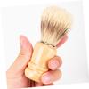 minkissy 10pcs Wood Handle Shaving Brush for Men Pig Bristle Beard Grooming Tool for Home and Travel Use Father's Day view 4