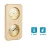 Puooifrty Wooden Sauna Thermometer and Hygrometer 2 in 1 Humidity Temperature Measurement Family Hotel Sauna Room view 4