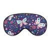 Butterflies and Flowers Sleep Mask Night Cover Eye for Women Men BlockLight for Airplane Travel Nap Adjustable Strap view 1