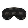 Autism Awareness Elephant Sleep Mask Night Cover Eye for Women Men BlockLight for Airplane Travel Nap Adjustable Strap view 2