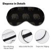Autism Awareness Elephant Sleep Mask Night Cover Eye for Women Men BlockLight for Airplane Travel Nap Adjustable Strap view 3