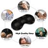 Autism Awareness Elephant Sleep Mask Night Cover Eye for Women Men BlockLight for Airplane Travel Nap Adjustable Strap view 4
