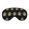 Lion Wild Animal Kingdom Sleep Mask Night Cover Eye for Women Men BlockLight for Airplane Travel Nap Adjustable Strap view 1
