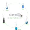 Water Flosser Charger Replacement for Hangsun, Nicwell, Nicefeel Oral Irrigator, USB Charging Cable Cable (White) view 4