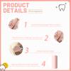 Dental Floss Dispenser Portable Dental Floss Dispenser with 100 Dental Floss Sticks Automatic Popup Dental Floss Dispenser Reusable Floss Dispenser Dental Floss Storage Box for Travel (Pink) view 3