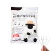 Portable Floss Dispenser, Lipstick Shape Dental Floss Stick Organizer Refillable Automatic Pop-Up Dental Floss Picks Organizer with 100Pcs Dental Floss for Dental Cleaning (only 100pcs Dental Floss) view 1