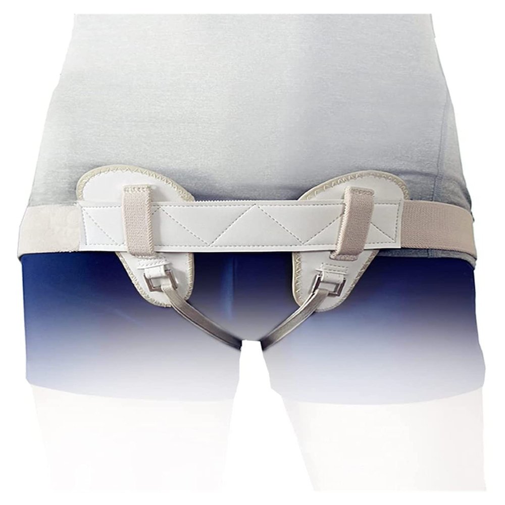 Samnuerly Hernia Belt - Hernia Support Truss for Single/Double Inguinal or Sports Hernia- Inguinal Hernia Support Belt - Two Removable Compression Pads & Adjustable Groin Straps Hernia belt