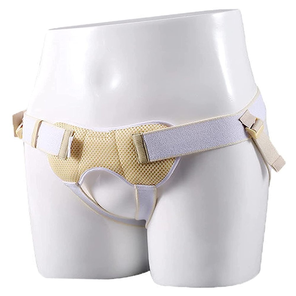 Samnuerly 2 Set Hernia Belt, Hernia Support Truss For Single/Double Inguinal Or Sports Hernia- Two Removable Compression Pads & Adjustable Groin Straps Hernia belt (Size : M)