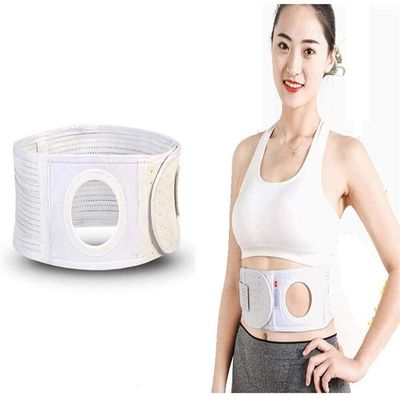 Samnuerly Ostomy Support Garment, Ostomy Hernia Belt, Wear on The Abdominal Stoma to Fix Bag Prevent Parastomal Hernia, Hernia belt (Color : 8cm, Size : S)