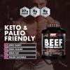 NXT Nutrition Beef Protein Isolate Powder - Protein Powder High in Natural Amino Acids - Paleo, Keto Friendly - Dairy and Gluten Free - Muscle Recovery | 1.8kg (Cherry Cola) view 3