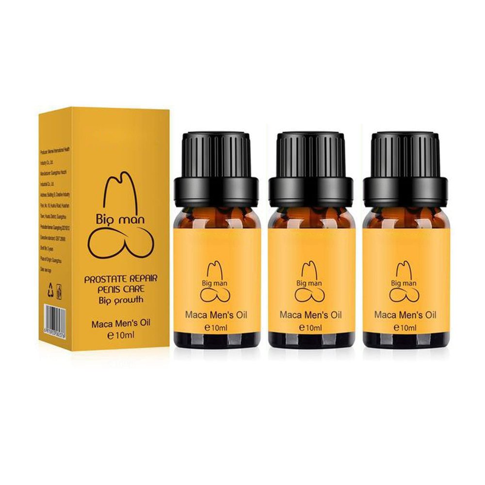 Men's Energy Strengthening Massage Oil, Men Massage Oil for Sex, Mens Strengthening Massage Oil, Mens Energy Essential Oil, Boost Strength, Promote The Relationship Between Couples (3pcs)