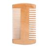 Wooden Beard Comb,Shaving Comb,Double end Beard Comb,Anti Static Wood Pocket Comb with Double end Fine and Coarse Teeth view 1