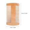 Wooden Beard Comb,Shaving Comb,Double end Beard Comb,Anti Static Wood Pocket Comb with Double end Fine and Coarse Teeth view 2