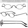 Lanomi Mini Round Reading Glasses Women Men Retro Metal Small Blue Light Blocking Oval Reader Eyeglasses 2 Pack Black 1.0 view 3