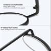 Lanomi Mini Round Reading Glasses Women Men Retro Metal Small Blue Light Blocking Oval Reader Eyeglasses 2 Pack Black 1.0 view 4