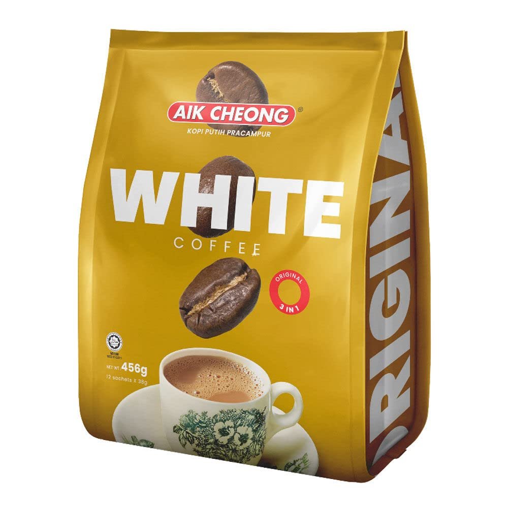 Aik Cheong 3 in 1 White Coffee (Kopi Putih Pracampur) Original (12 Sachets) 456g